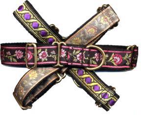 Hand-Made Tapestry and Satin Collars from Camelot Collars