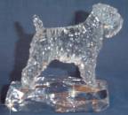 Handj-sculpted Crystal Soft Coated Wheaten Terrier 